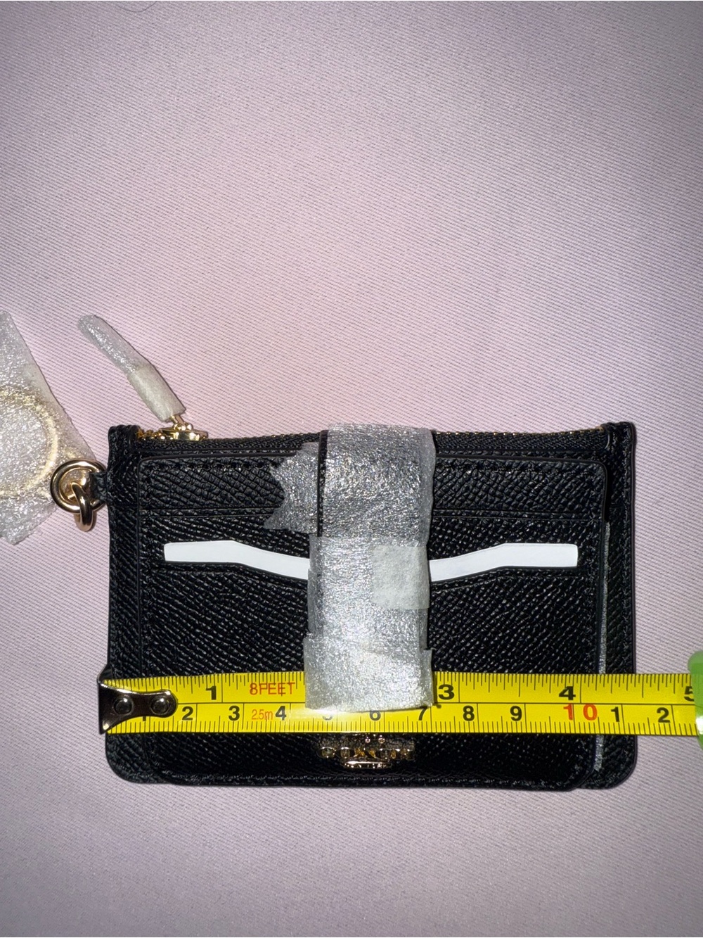 COACH Black Leather Card Holder - Picture 5 of 6
